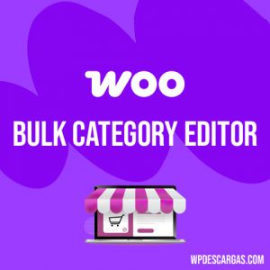 Bulk Category Editor for WooCommerce