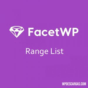 FacetWP Range List