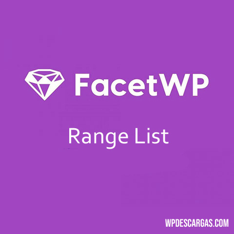 FacetWP Range List