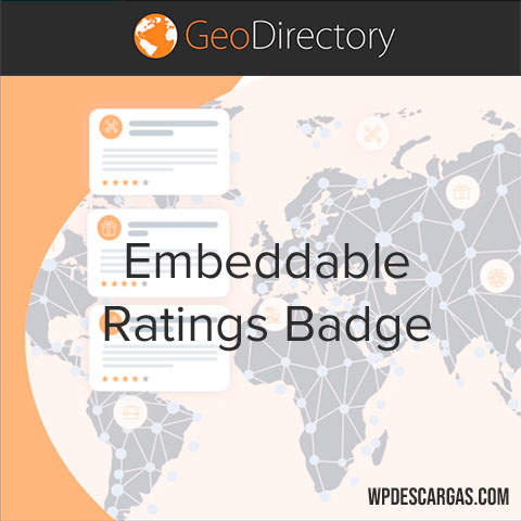 GeoDirectory Embeddable Ratings Badge