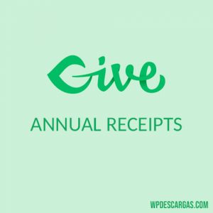 GiveWP Annual Receipts
