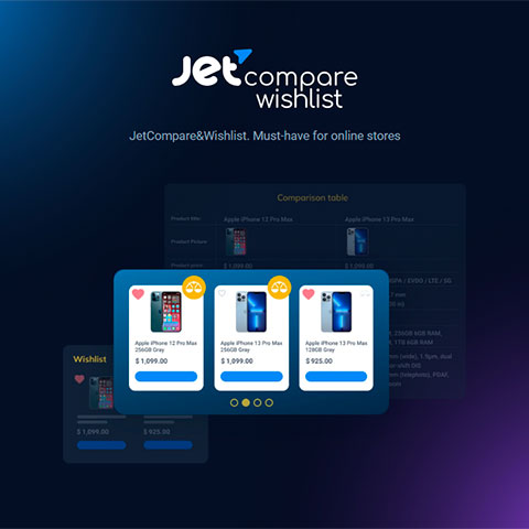 JetCompare & Wishlist for Elementor
