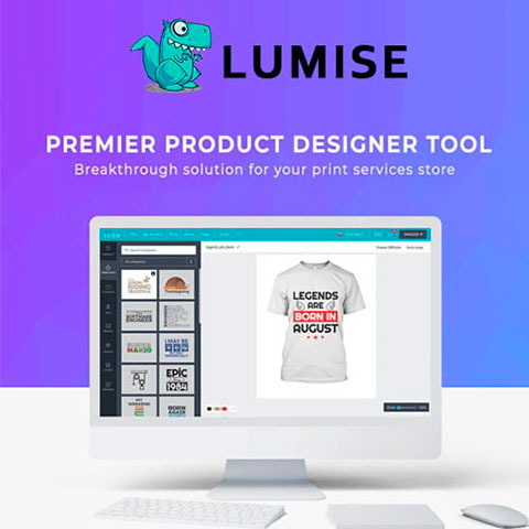 Lumise Product Designer Tool