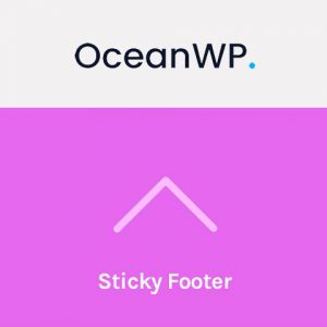 Ocean Sticky Footer