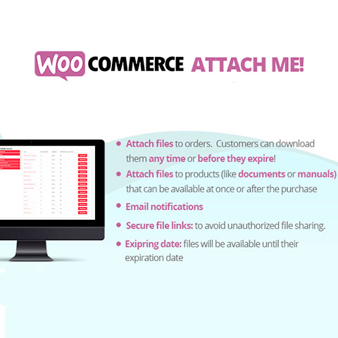 WooCommerce Attach Me!