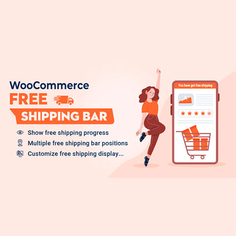 WooCommerce Free Shipping Bar