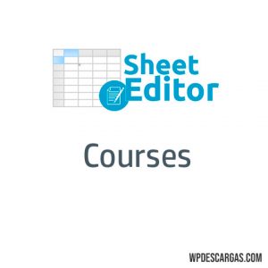 WP Sheet Editor Courses Premium