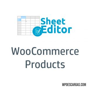 WP Sheet Editor WooCommerce Products Premium