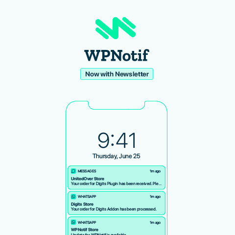WPNotif: WordPress SMS & WhatsApp Message Notifications